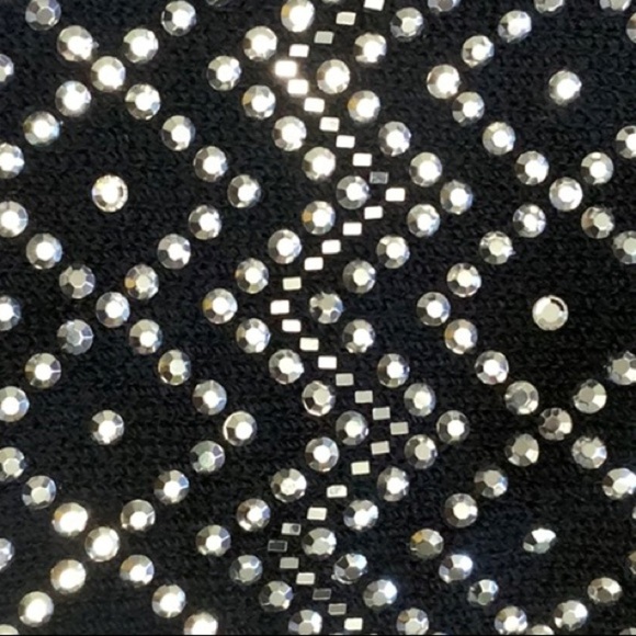 Beautiful St John Studded Sequin Spaghetti Strap Evening Top - Picture 2 of 8